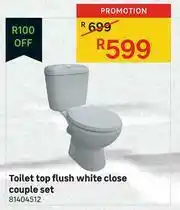 Leroy Merlin Toilet Top Flush White Close Couple Set offer