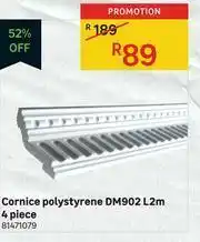 Leroy Merlin Cornice Polystyrene DM902 L2m 4 Piece offer
