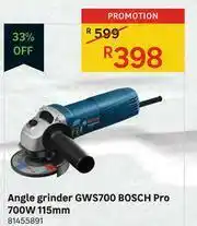 Leroy Merlin Bosch Pro 700W 115mm GWS700 Angle Grinder offer
