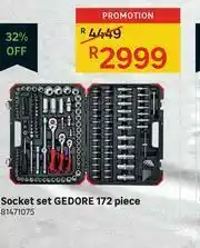 Gedore 172 Piece Socket Set