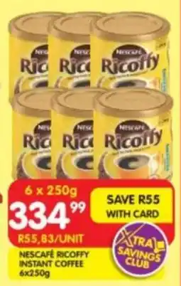 Shoprite Nescafé ricoffy instant coffee offer