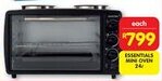 Shoprite Essentials mini oven offer