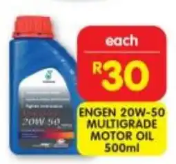 Shoprite Engen 20w-50 multigrade motor oil offer