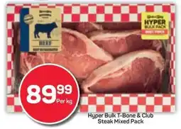 Pick n Pay Hypermarket Hyper Bulk T-Bone & Club Steak Mixed Pack offer