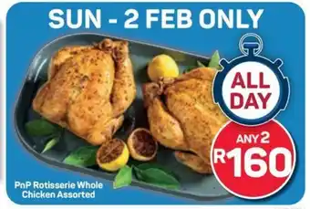 Pick n Pay Hypermarket PnP Rotisserie Whole Chicken Assorted offer