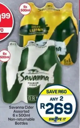 Pick n Pay Hypermarket Savanna Cider Assorted NRB offer