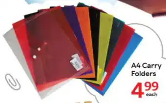 Oxford Freshmarket A4 Carry Folders offer