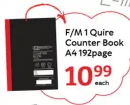 Oxford Freshmarket F/M 1 Quire Counter Book A4 192page offer