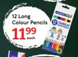 Oxford Freshmarket 12 Long Colour Pencils offer