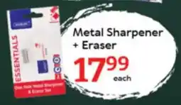 Oxford Freshmarket Metal Sharpener + Eraser offer