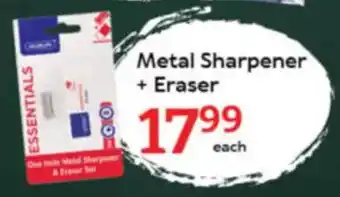 Oxford Freshmarket Metal Sharpener + Eraser offer