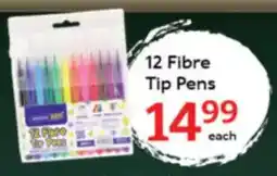 Oxford Freshmarket 12 Fibre Tip Pens offer