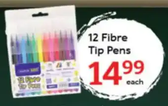 Oxford Freshmarket 12 Fibre Tip Pens offer