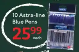 Oxford Freshmarket 10 Astra-line Blue Pens offer