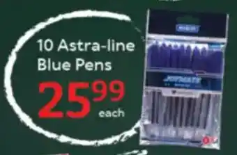 Oxford Freshmarket 10 Astra-line Blue Pens offer