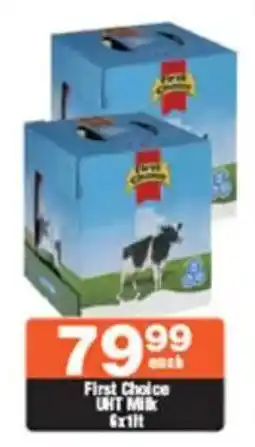 Check Star First Choice UHT Milk offer