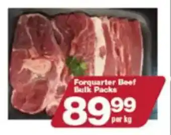 Check Star Forquarter Beef Bulk Packs offer