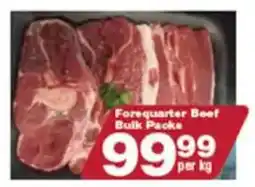 Check Star Forequarter Beef Bulk Packs offer