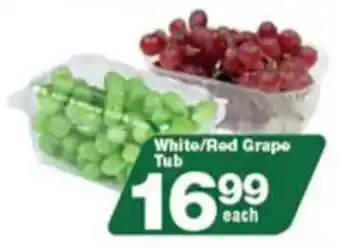 Check Star White/Red Grape Tub offer