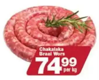 Check Star Chakalaka Braai Wors offer