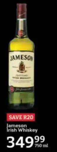 Oxford Freshmarket Jameson Irish Whiskey offer