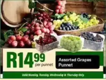 Take 'n Pay Assorted Grapes Punnet offer