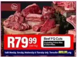 Take 'n Pay Beef FQ Cuts offer