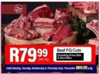 Take 'n Pay Beef FQ Cuts offer