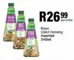 Take 'n Pay Knorr Salad Dressing Assorted offer