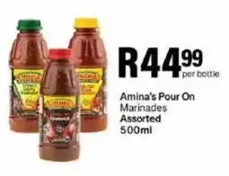 Take 'n Pay Amina's Pour On Marinades Assorted offer