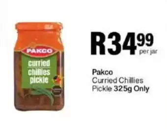 Take 'n Pay Pakco Curried Chillies Pickle offer