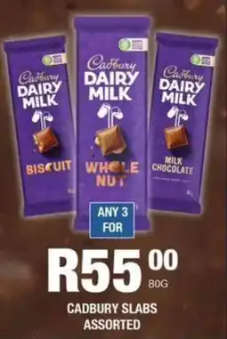 Take 'n Pay Cadbury slabs assorted offer