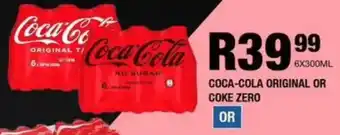 Take 'n Pay Coca-cola original or coke zero offer