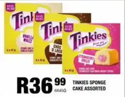 Take 'n Pay Tinkies sponge cake assorted offer