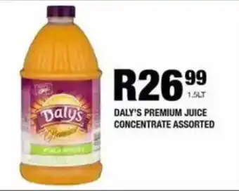 Take 'n Pay Daly's premium juice concentrate assorted offer