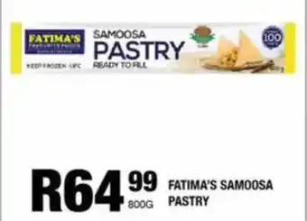 Take 'n Pay Fatima's samoosa pastry offer