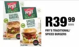 Take 'n Pay Fry's traditional/ spiced burgers offer