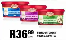 Take 'n Pay President cream cheese assorted offer