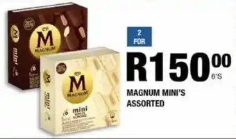 Take 'n Pay Magnum mini's assorted offer