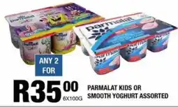 Take 'n Pay Parmalat kids or smooth yoghurt assorted offer