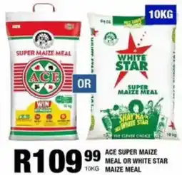 Take 'n Pay Ace super maize meal or white star maize meal offer