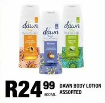 Take 'n Pay Dawn body lotion assorted offer