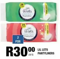 Take 'n Pay Lil lets pantyliners offer