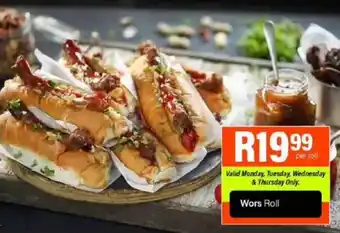 Take 'n Pay Wors Roll offer