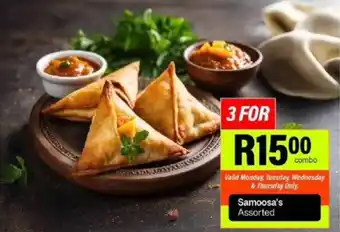 Take 'n Pay Samoosa's Assorted offer