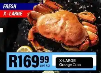 Take 'n Pay X-LARGE Orange Crab offer