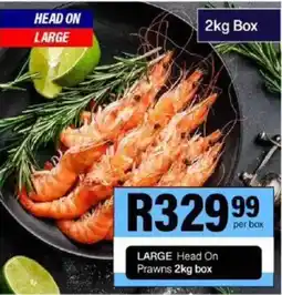 Take 'n Pay LARGE Head On Prawns offer