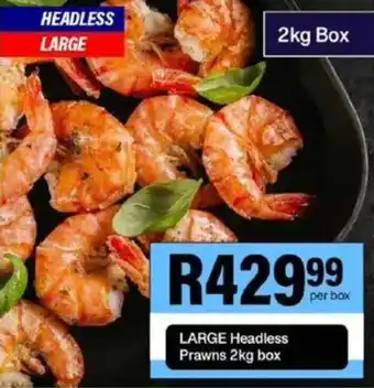 Take 'n Pay LARGE Headless Prawns offer