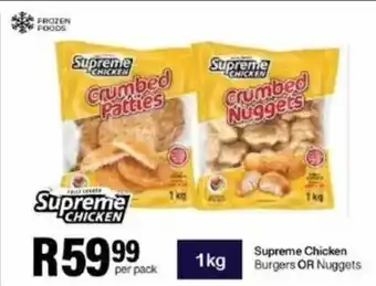 Take 'n Pay Supreme Chicken Burgers OR Nuggets offer