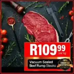 Take 'n Pay Vacuum Sealed Beef Rump Steaks offer